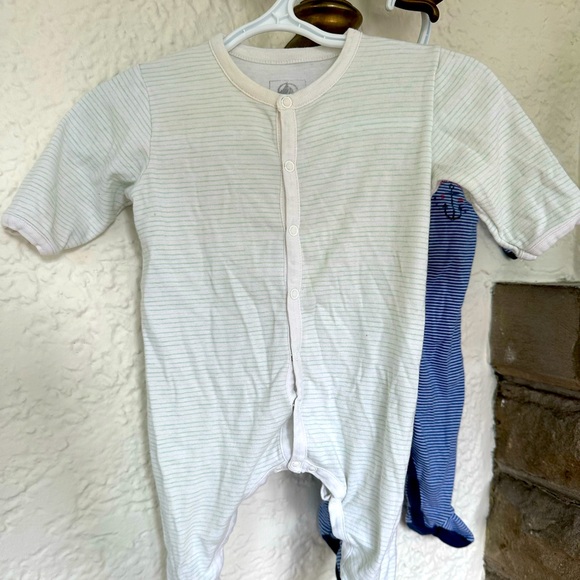 Petit Bateau Baby Onesie footed sleepers - Picture 2 of 4